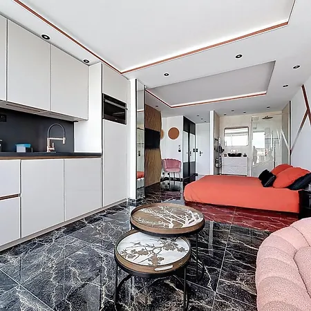 Luxe L'aphrodite C49 Avec Terrasse Vue Au Village Naturiste Héliopolis Agde